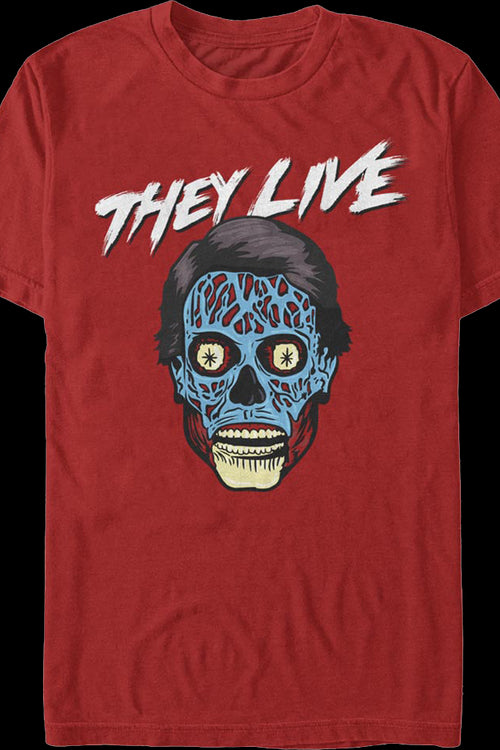 Red Alien They Live T-Shirtmain product image