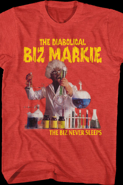 Red Biz Never Sleeps Biz Markie T-Shirtmain product image