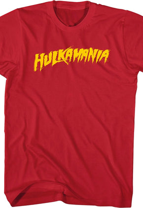 Red Hulk Hogan Hulkamania Shirt