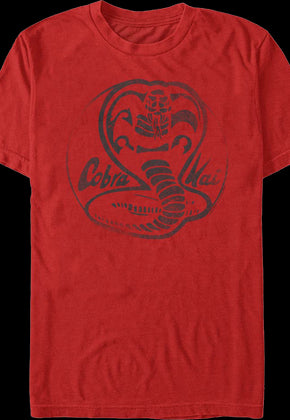 Red Logo Cobra Kai T-Shirt