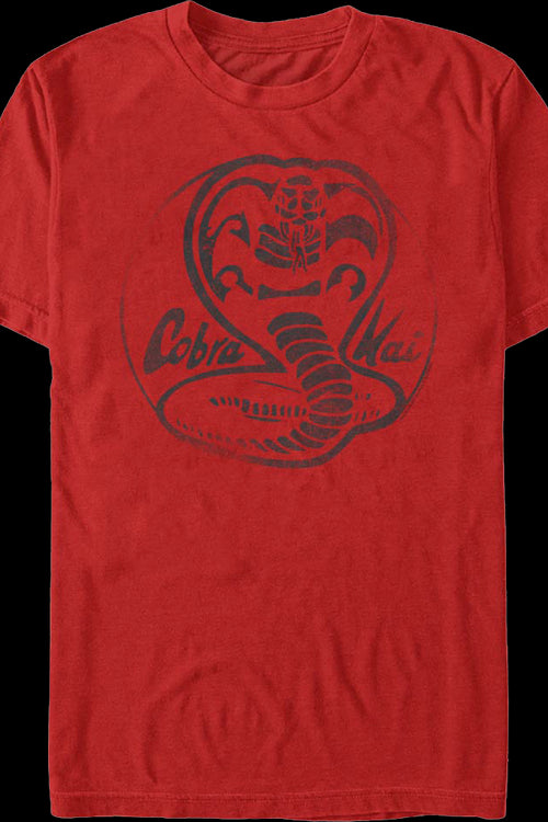 Red Logo Cobra Kai T-Shirtmain product image