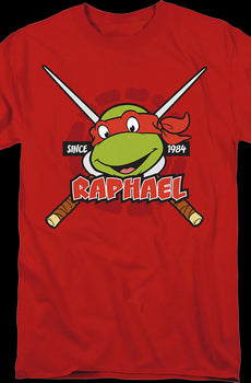 Red Raphael Since 1984 Teenage Mutant Ninja Turtles T-Shirt