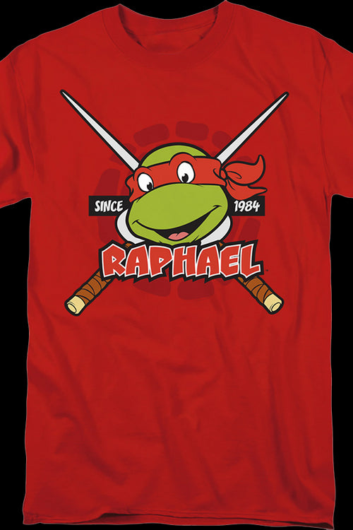 Red Raphael Since 1984 Teenage Mutant Ninja Turtles T-Shirtmain product image