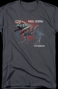 Red Zord Mighty Morphin Power Rangers T-Shirt