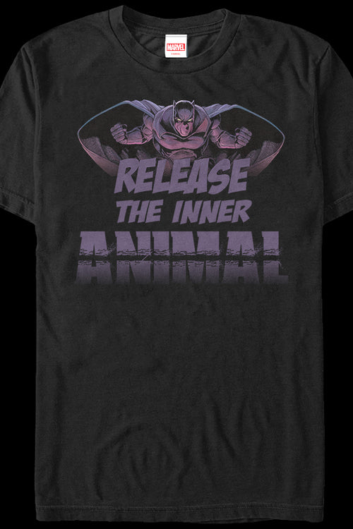 Release The Inner Animal Black Panther T-Shirtmain product image