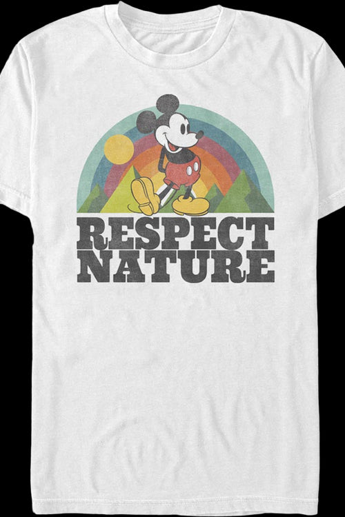 Respect Nature Mickey Mouse Disney T-Shirtmain product image