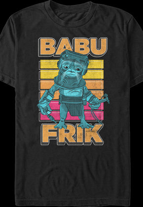 Retro Babu Frik Rise Of Skywalker Star Wars T-Shirt