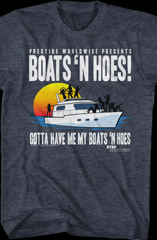 Retro Boats 'N Hoes Step Brothers T-Shirt