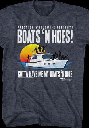 Retro Boats 'N Hoes Step Brothers T-Shirt