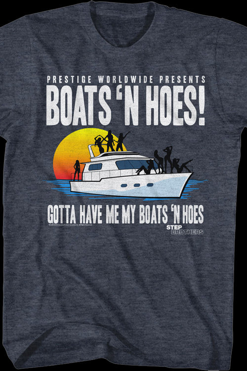Retro Boats 'N Hoes Step Brothers T-Shirtmain product image