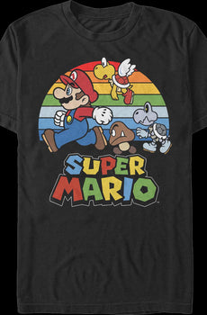 Retro Chase Super Mario Bros. T-Shirt