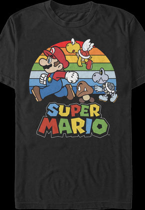 Retro Chase Super Mario Bros. T-Shirt