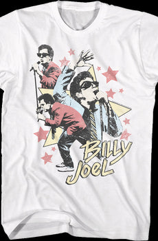 Retro Collage Billy Joel T-Shirt