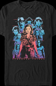 Retro Collage Stranger Things T-Shirt