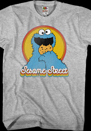 Retro Cookie Monster Sesame Street T-Shirt