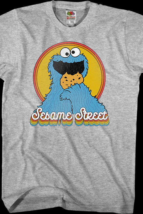 Retro Cookie Monster Sesame Street T-Shirtmain product image