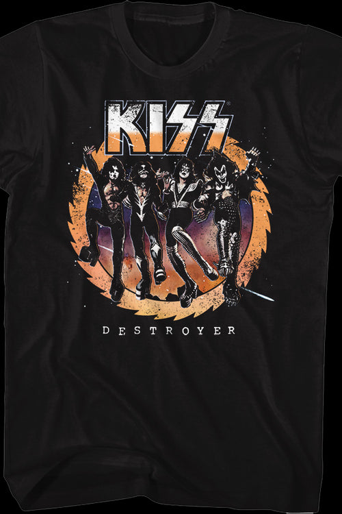 Retro Destroyer Front & Back KISS T-Shirtmain product image