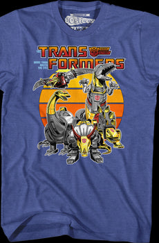 Retro Dinobots Transformers T-Shirt