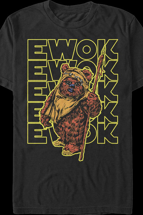 Retro Ewok Star Wars T-Shirtmain product image