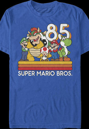 Retro Group Photo Super Mario Bros. T-Shirt