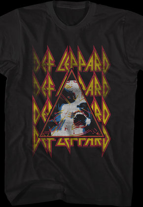 Retro Hysteria Triangle Def Leppard T-Shirt