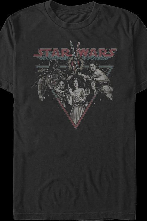 Retro Lightsaber Duel Star Wars T-Shirtmain product image