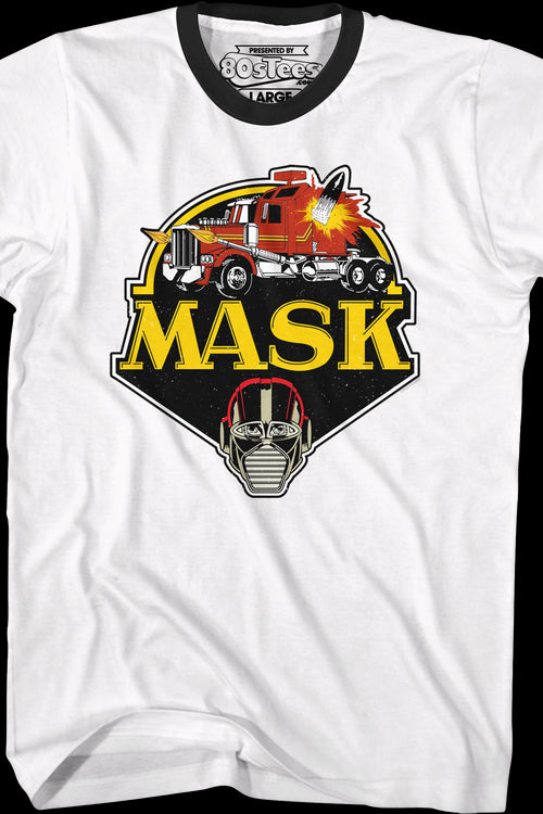 Retro Logo MASK Ringer Shirtmain product image