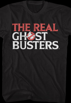 Retro Logo Real Ghostbusters T-Shirt