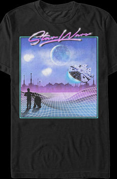 Retro Millennium Falcon Flight Star Wars T-Shirt