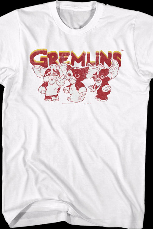 Retro Mogwai Poses Gremlins T-Shirtmain product image