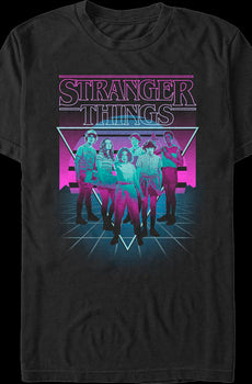 Retro Neon Stranger Things T-Shirt