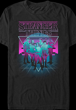 Retro Neon Stranger Things T-Shirt