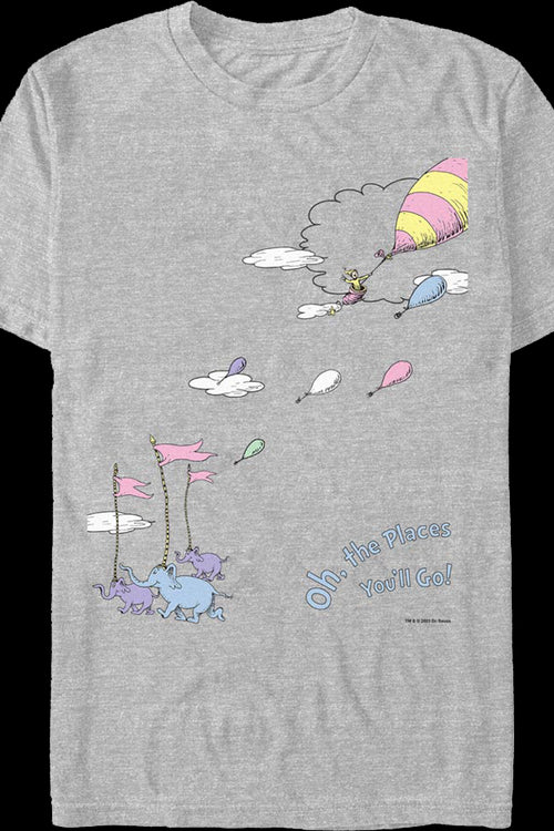 Retro Oh, The Places You'll Go! Dr. Seuss T-Shirtmain product image