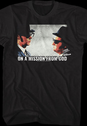 Retro On A Mission From God Blues Brothers T-Shirt
