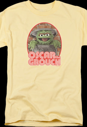 Retro Oscar The Grouch Sesame Street Shirt