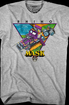Retro Rhino MASK T-Shirt