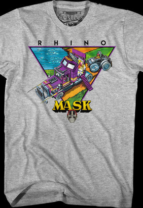 Retro Rhino MASK T-Shirt