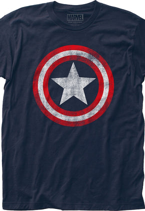 Retro Shield Captain America T-Shirt