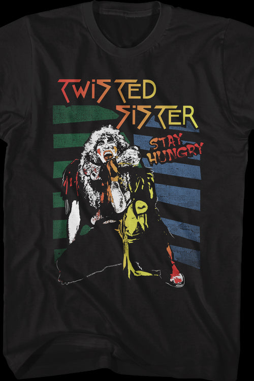 Retro Stay Hungry Twisted Sister T-Shirtmain product image