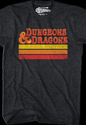 Retro Stripes Dungeons & Dragons T-Shirt