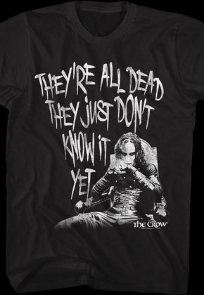 Retro They're All Dead The Crow T-Shirt