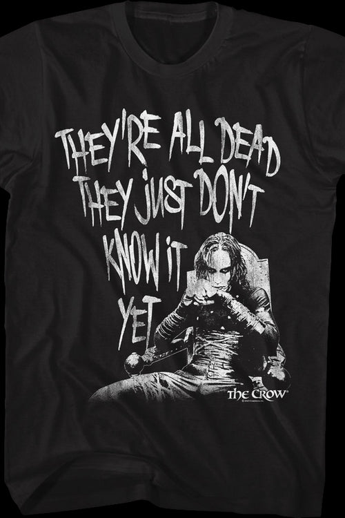 Retro They're All Dead The Crow T-Shirtmain product image