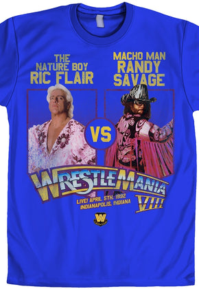 Freeze Ric Flair Vs Macho Man WrestleMania Shirt