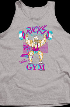 Rick's Gym Rick And Morty Tank Top