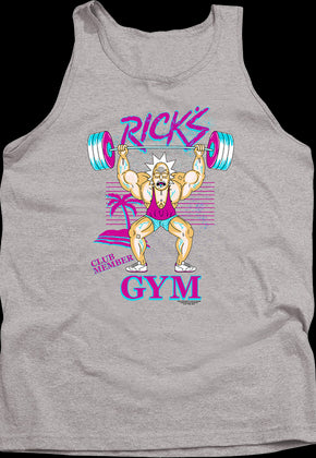 Rick's Gym Rick And Morty Tank Top