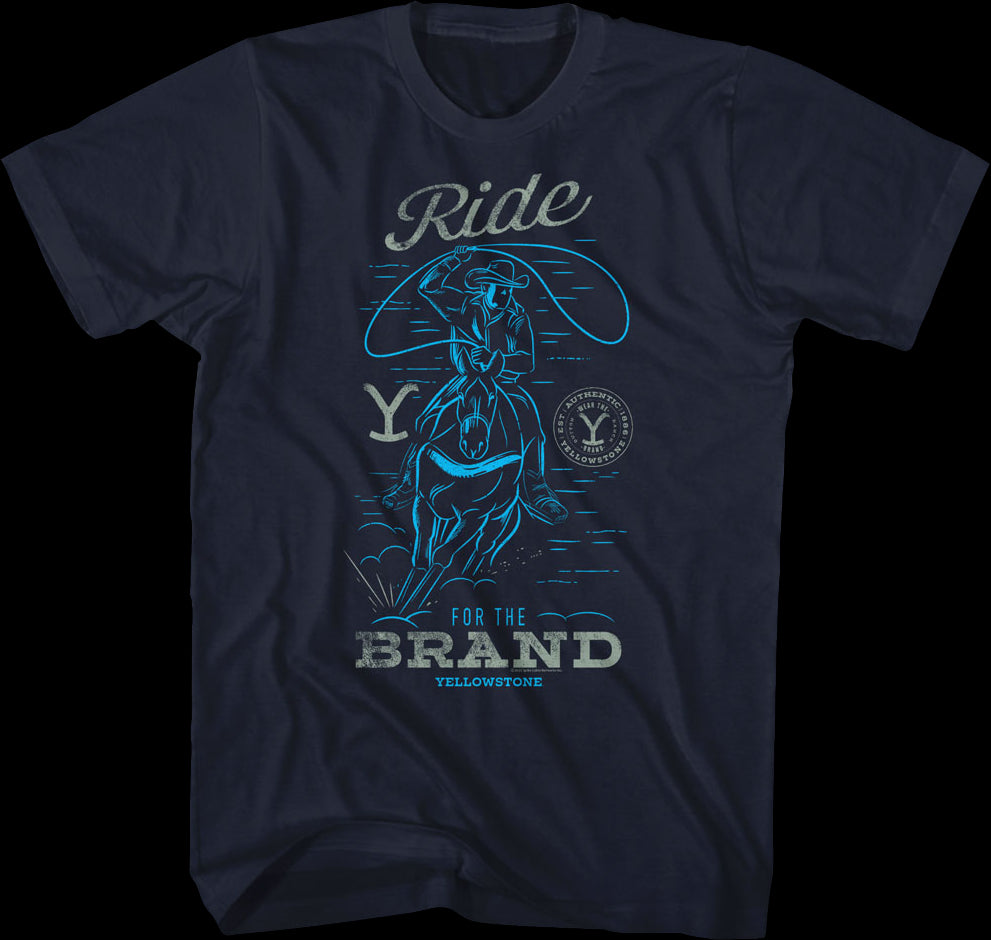 Ride For The Brand Yellowstone TShirt