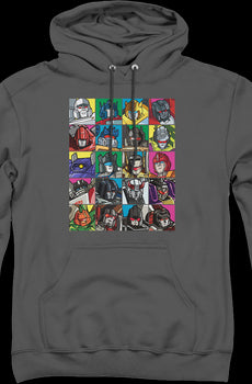 Robot Collage Transformers Hoodie