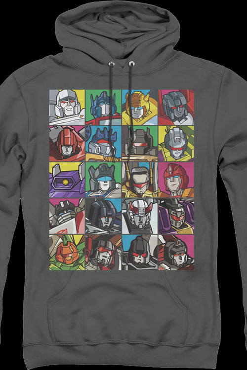 Robot Collage Transformers Hoodiemain product image