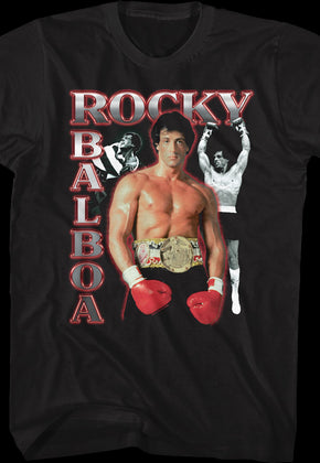 Rocky Balboa Collage Rocky T-Shirt