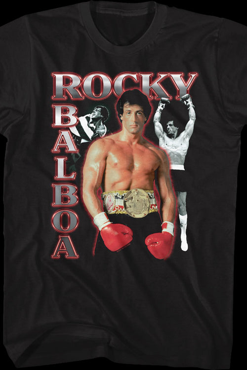 Rocky Balboa Collage Rocky T-Shirtmain product image